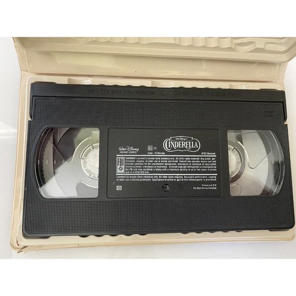 Walt Disney's Masterpiece Cinderella VHS Tape 1996 in Clamshell Very Good Cond - Picture 14 of 16